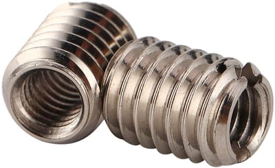 10 Draadinsserts voor Meubelverbindingen, M4 X 0.7mm Vrouwelijk en M6 X 1mm Mannelijk, Lengte 8mm, Ideaal voor Houtbewerking en Klusprojecten