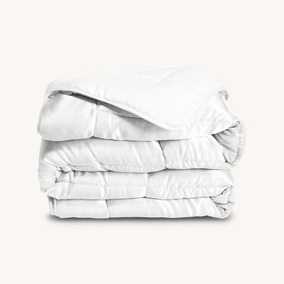 Zydante® Eazzzy Dekbed Satijn 140x200cm - Snow White