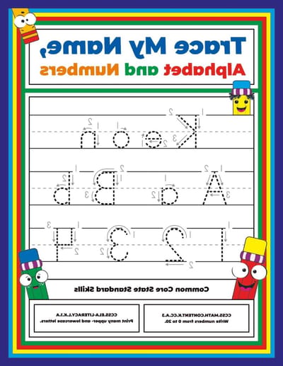 Schrijfwerkboek Letters Cijfers - Oefenboek Handlettering - Kinderen Leren Schrijven - Met Pijlen en Startpunten - 146 Pagina's - Niet gespecificeerd