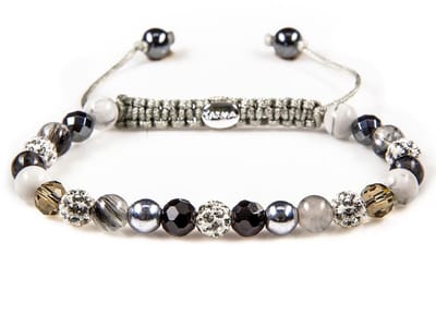 Karma Armband Spiral Hush Hush White Crystal