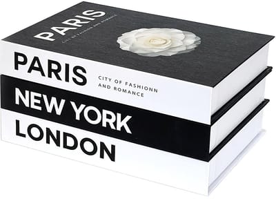 Dailygoods- Nepboek Decoratie - 3 Stuks - Decoratieve Boekendoos - Hoogwaardig Karton - Stijlvol Ontwerp - Woondecoratie - Decoratieve Boeken