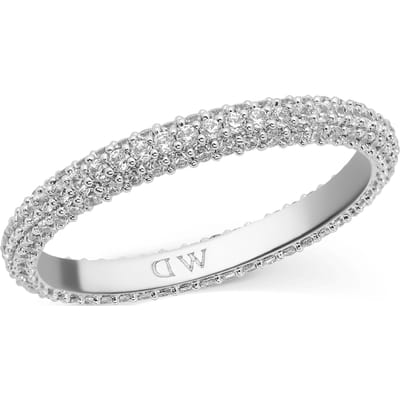 DANIEL WELLINGTON PAVE DW0040170 - 60 MM - STAINLESS STEEL RING MET ZIRKONIA'S 1 STUK