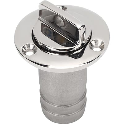 316 Roestvrij Staal Ovaal Bilge Afvoerstop Ontluchter Connector Fitting Boten Onderdelen white