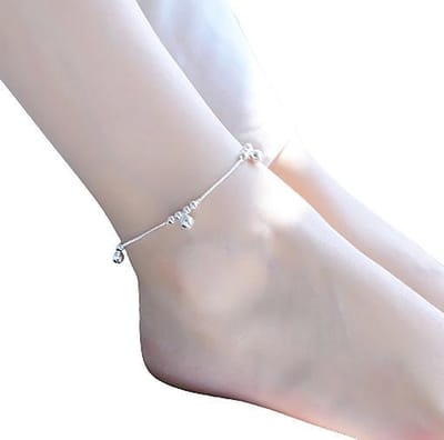N3 Collecties 925 Sterling Zilveren Glanzende Kettingen Enkelband Voor Vrouwen