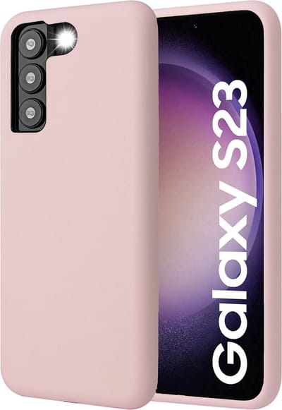 Hoesje geschikt voor Samsung Galaxy S23 - Back Cover Case SoftTouch Roze