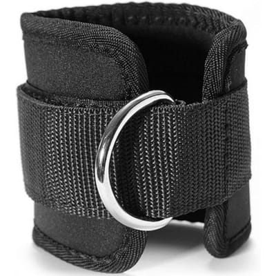 Body Building Resistance Band D-ring Enkelband Gesp Gym Nieuwste Multi Dij Been Enkelboeien Power Gewichtheffen Fitness Touw black