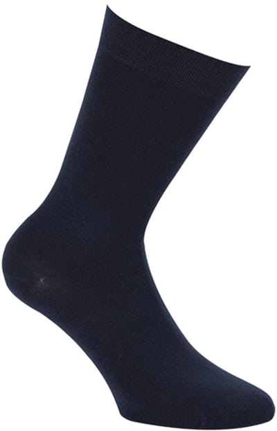 Boru Bamboo - 2340 - Nette Sokken - Organisch Wol - Naadloos & Warm - Unisex - 43-45 - Blauw