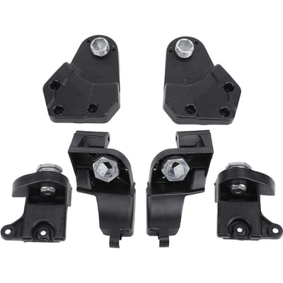 2 Kits de Réparation de Support de Boîtier de Phare 2138202200 Gauche et Droit Kit de Réparation de Support de Phare pour Classe E W213 2016 black