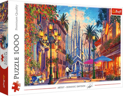 Trefl puzzel 1000 stukjes - Barcelona Spanje puzzel.
