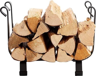 Firewood Rack - haardhoutrek \ haardbestek, brandhoutrek \ fireplace cutlery, firewood rack