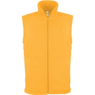 Fleecebodywarmer 'Luca' merk Kariban maat S Yellow