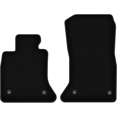 Wielganizator WLG-BASIC Serie - Velours Automatten - BMW 5 F10_FL Sedan - Voorkant - Zwart