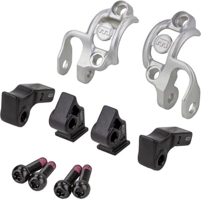 Magura MT shiftmix 1+2 ISPEC klembeugel zilver set