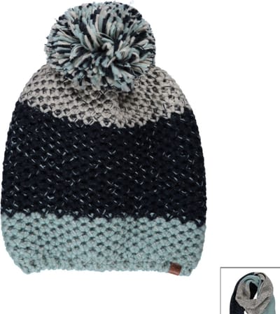 Sarlini Gebreide Muts Antique Blauw