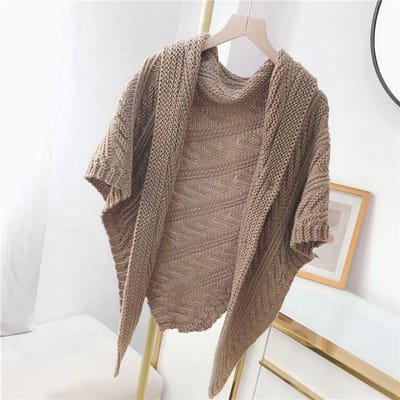 Châle en tricot de luxe pour femme Poncho en cachemire Bufanda Pashmina Châles pour dame Wraps doux de designer Poncho chaud coupe-vent de voyage gray