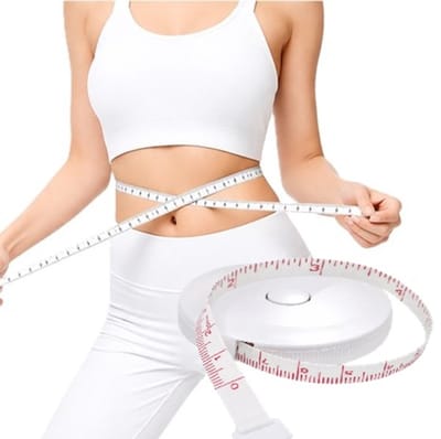 Ronde Kunststof Meetlint 150 cm / 60 inch – Uittrekbare Rolmeter & Flexibele Omtrekmeter – Lichaamsmeetlint – Hobby Meetband – Kleur Willekeurig