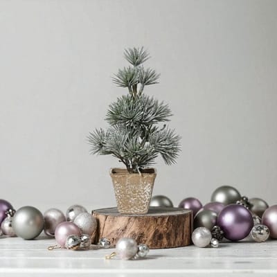 Micro Kerstboompje Type F - Kerstdecoratie - 20 cm hoog