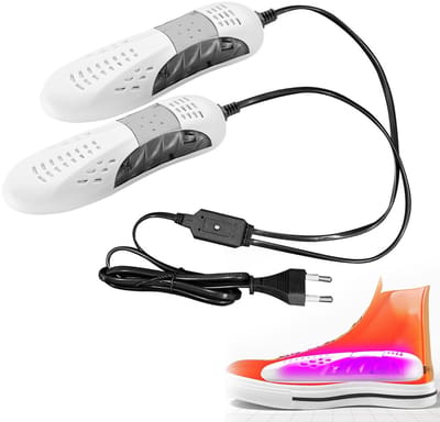 MTTProducts - Electric Shoe Dryer - Schoenen Droger - Warmt en Droogt - Wit - Voorkomt Vocht en Geur - Ideaal voor Ski- en Snowboardboots - Geschikt vo...