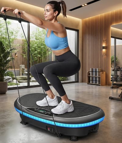 Trilplaat Vibratieplaat – 4D – Bluetooth – Met Weerstandsbanden – Medahomestore