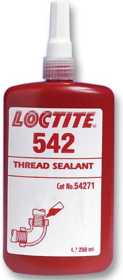 LOCTITE 542 Schroefdraadafdichtingsmiddel Bruin 250ml - Medium sterkte