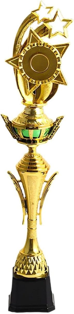 Ster Trofee - Winnaarsbeker Award - Wedstrijd Prijzen - Lichtgewicht ABS Materiaal - Tot 47 cm - Goudkleurig