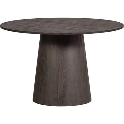 WOOOD Maan Eettafel - MDF - Donkerbruin - 75x120x120