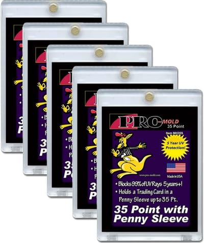Set van 5 Magnetische Kaarthouders 35pt - Perfect voor Trading Cards en Sleeves