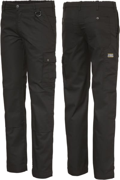 Ultimate Workwear - Standaard Werkbroek DAVOS - 100% katoen 320 gr/m2- Zwart