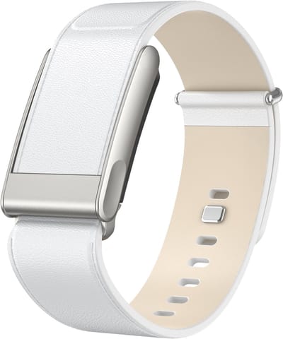 Stravo Brede Echt Leren Band met Magneetsluiting – Geschikt voor Whoop 5.0 MG – Comfortabel & Stijlvol – Wit