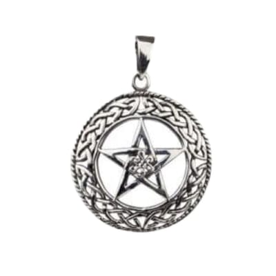 Zilveren hanger Keltische pentagram (K1015)
