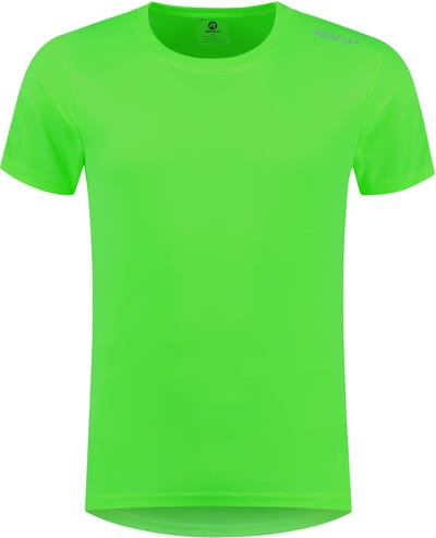 Rogelli Promo Sportshirt - Korte Mouwen - Kids - Groen - Maat 152/164