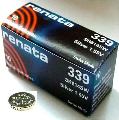 Knoopcel Batterij - Kleine Batterij - Apparaten Voeden - Zwitserse Kwaliteit - 1.55 Volt - Zilver