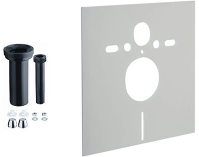 Renovatieset met isolatiemat en aansluitset (30 cm) voor vervanging van enkel de toiletpot