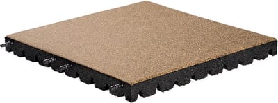 Granuflex Rubber tegel met pen- en gat verbinding EPDM - Beige - 50x50 cm – 45mm