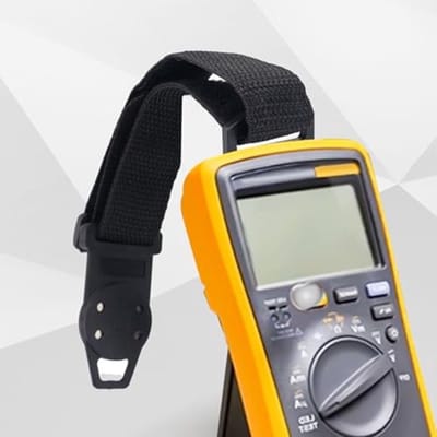 KARZO - Zwarte Magnetische Ophangriem voor Fluke, Magnetische Multimeter Ophangriem met Ophanglusband Geschikt voor Fluke Digitale Multimeter
