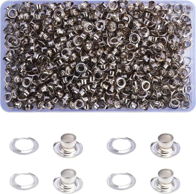Complete gereedschap kit met 500 stuks en 5 mm ogen voor diverse klussen en projecten