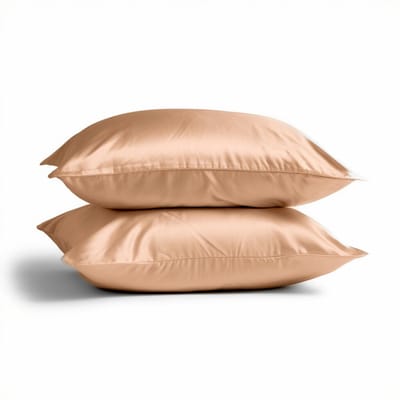 2x Zijden Kussensloop 60x70cm Goud Hotelsluiting 22 Momme - Kussensloop set - Luxe Silk Kussensloop 100% moerbei zijde - Zijde kussensloop - Silk Heaven - 60x70cm (standaard) / Hotelsluiting