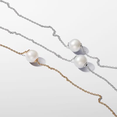 Pandora Collier met Behandelde Gecultiveerde Zoetwaterparel - 363167C01-45