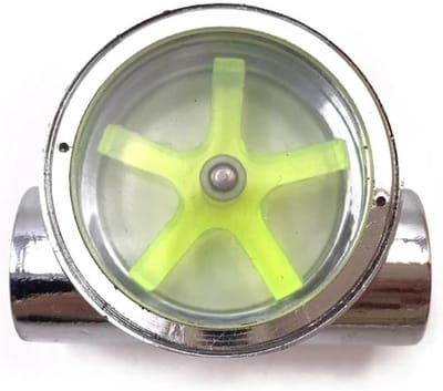 Water Flow Meter - Debietmeter - Waterkoeling Controleren - G1/4 Inch Schroefdraad - 12.9mm Buitendiameter - Zilver