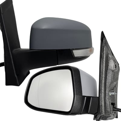 BILMAX Linker Buitenspiegel Vervanging voor Ford Focus MK2 2008–2011 Elektrisch Verstelbaar, Verwarmd, Gegrond, Handmatig Inklapbaar, 6-Pins (Bestuurderszijde)