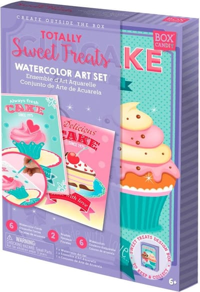 Box Candiy Aquarel Watercolor Set - Totally Sweet Treats +6 jaar