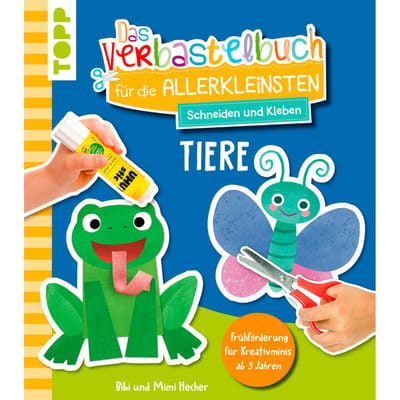 Boek "Das Verbastelbuch für die Allerkleinsten. Knippen en plakken. Dieren"