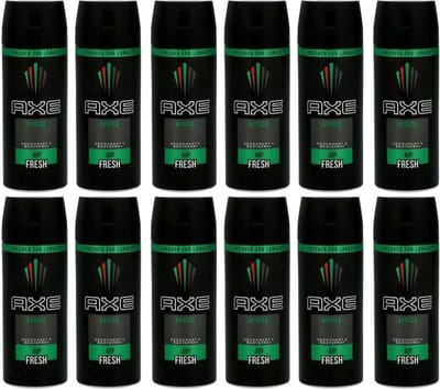 AXE Deodorant / Bodyspray Africa - 12x 150 ml - Voordeelverpakking