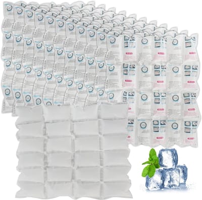 Thijox - Koelaccu's voor Diepvriesvoeding, 35,5 x 33 cm, Flexibele Koelelementen met 288 Cellen, Duurzaam en Geschikt voor Koelboxen, Met Droogijs-Opt