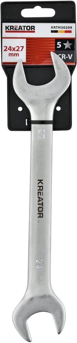 Kreator Dubbele ringdopsleutel 24x27 mm CrV DIN 3110