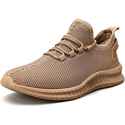 Sale Lichtgewicht Heren Hardloopschoenen Comfortabel Ademend Heren Sneaker Casual Antislip En Slijtvast Joggen Heren Sportschoenen 39 beige