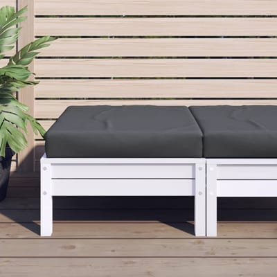 vidaXL - Palletkussen - 60x60x6 - cm - oxford - stof - antracietkleurig