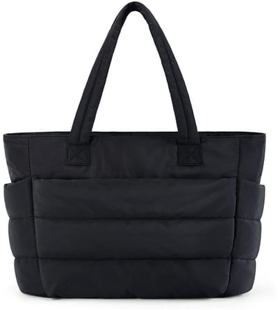 Handtas - Schoudertas - Sporttas - 35 x 16 x 49 cm - Laptoptas - Crossbody - Dames Tas - Geschikt voor werk, reizen en dagelijks gebruik - Zwart