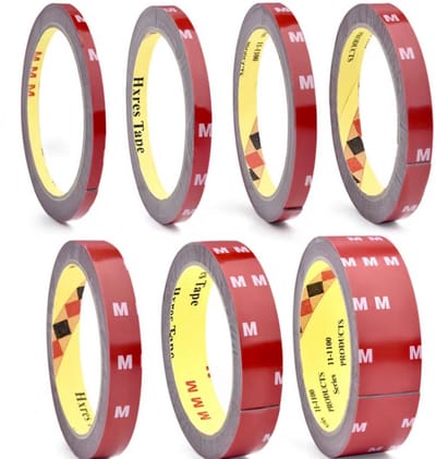 M Tape | Oorspronkelijke Zwarte Waterdichte Schuim Tape Dubbelzijdig Acryl Lijm (15mm x 3meter) voor Auto en Meubels