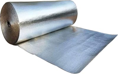 Isolatie Folie - Warmtefolie Reflectie - Energie Besparen - Dubbele Bubble Laag - Diverse Maten - Aluminium